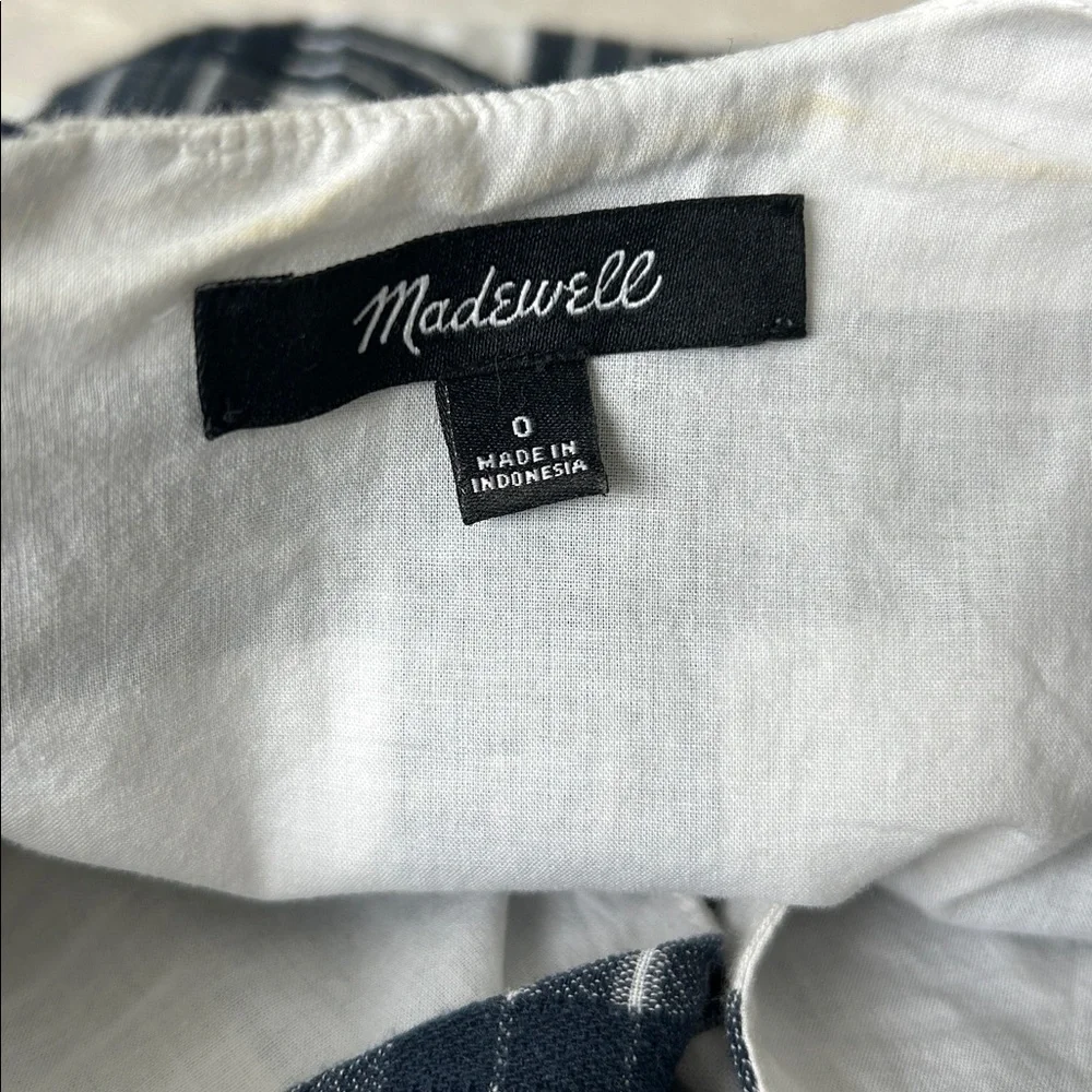 Madewell | Leighton Plaid Bell Sleeve V Neck Dress - Picture 8 of 12